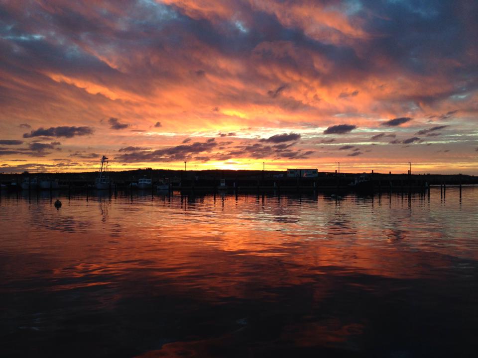 Sunset Over Dock