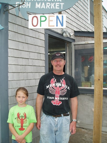 Menemsha Fish Market Owner and Daughter